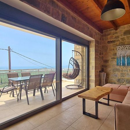 New Villa Kalimera, View To Falasarna Beach Plátanos エクステリア 写真