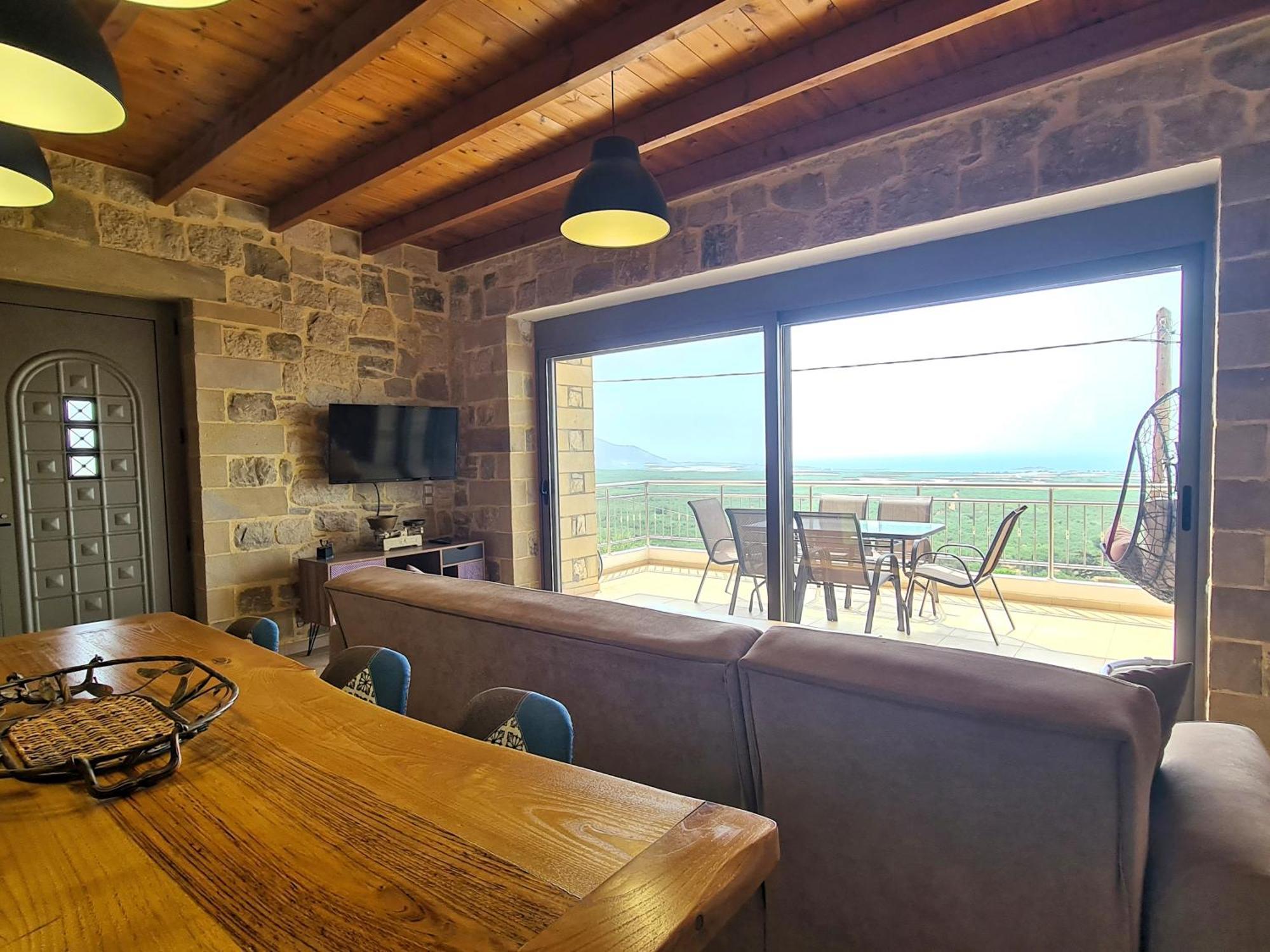 New Villa Kalimera, View To Falasarna Beach Plátanos エクステリア 写真