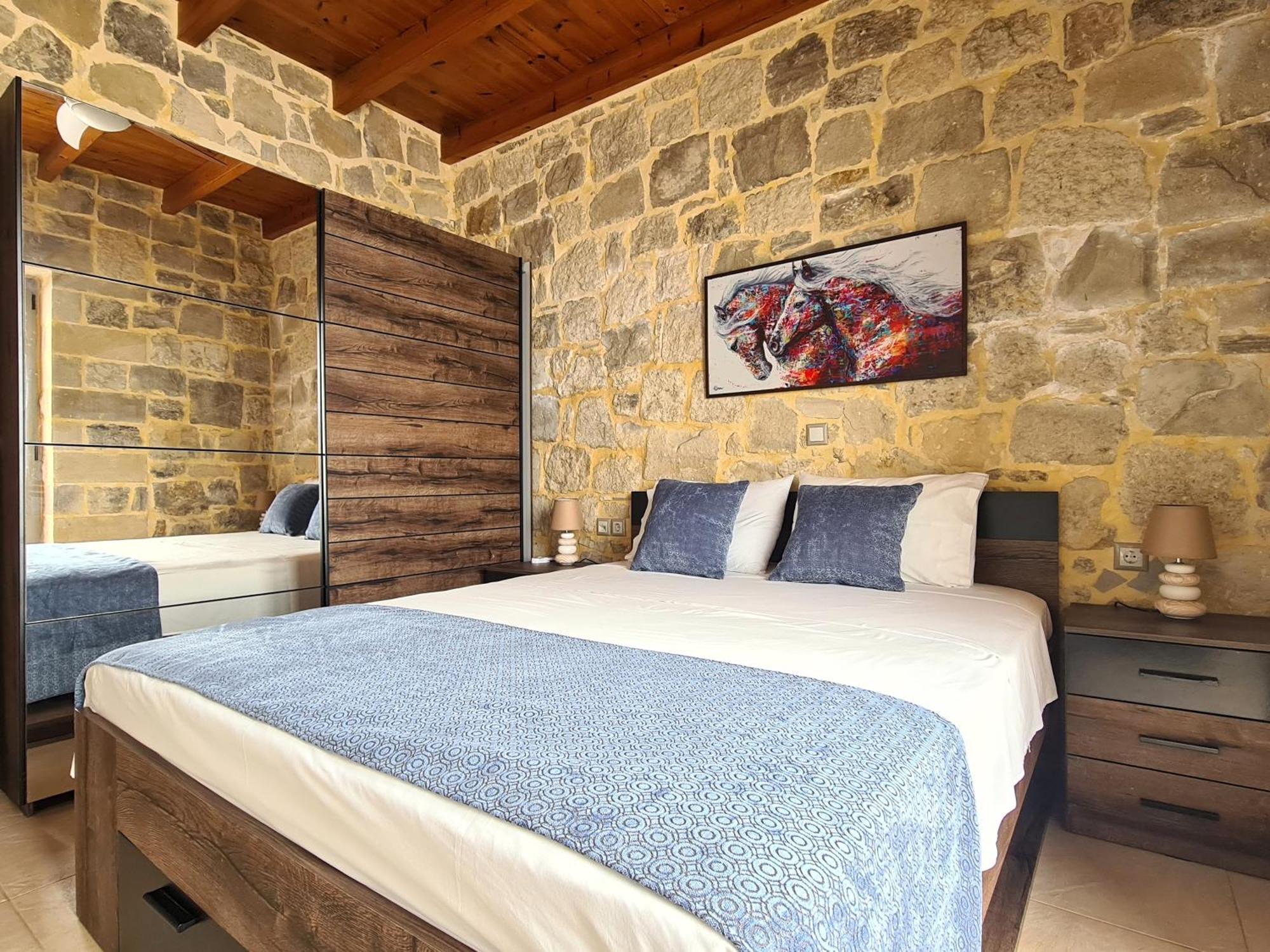 New Villa Kalimera, View To Falasarna Beach Plátanos エクステリア 写真
